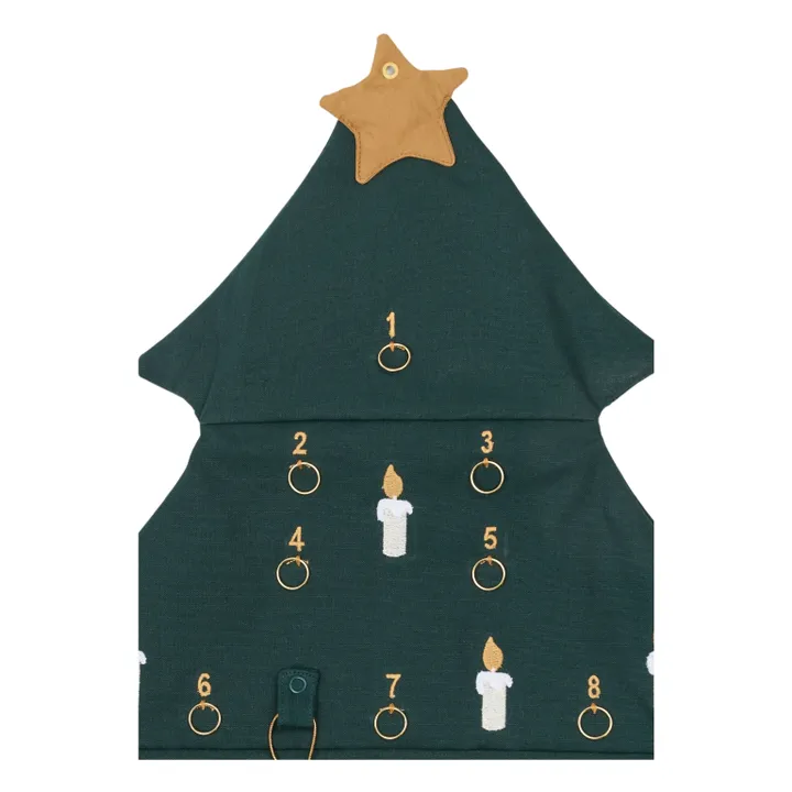 Calendrier de l'avent Sapin | Vert foncé- Image produit n°1