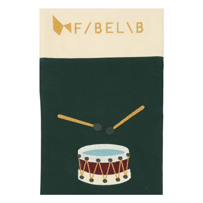 Tambor de Navidad | Verde Oscuro