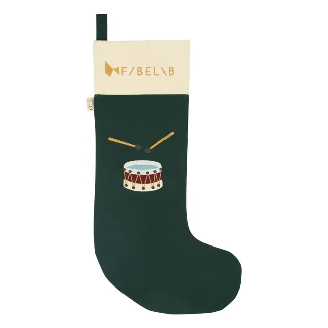 Christmas Sock Drum | Dark green