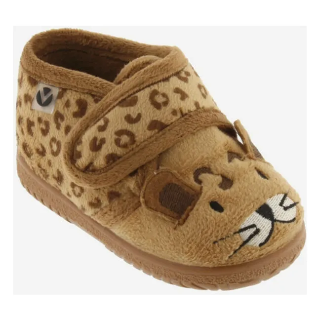 Chaussons Ojalá Leopard | Camel