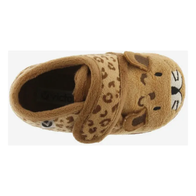 Chaussons Ojalá Leopard | Camel