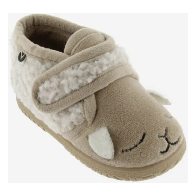 Ojalá-Schaf-Pantoffeln | Beige
