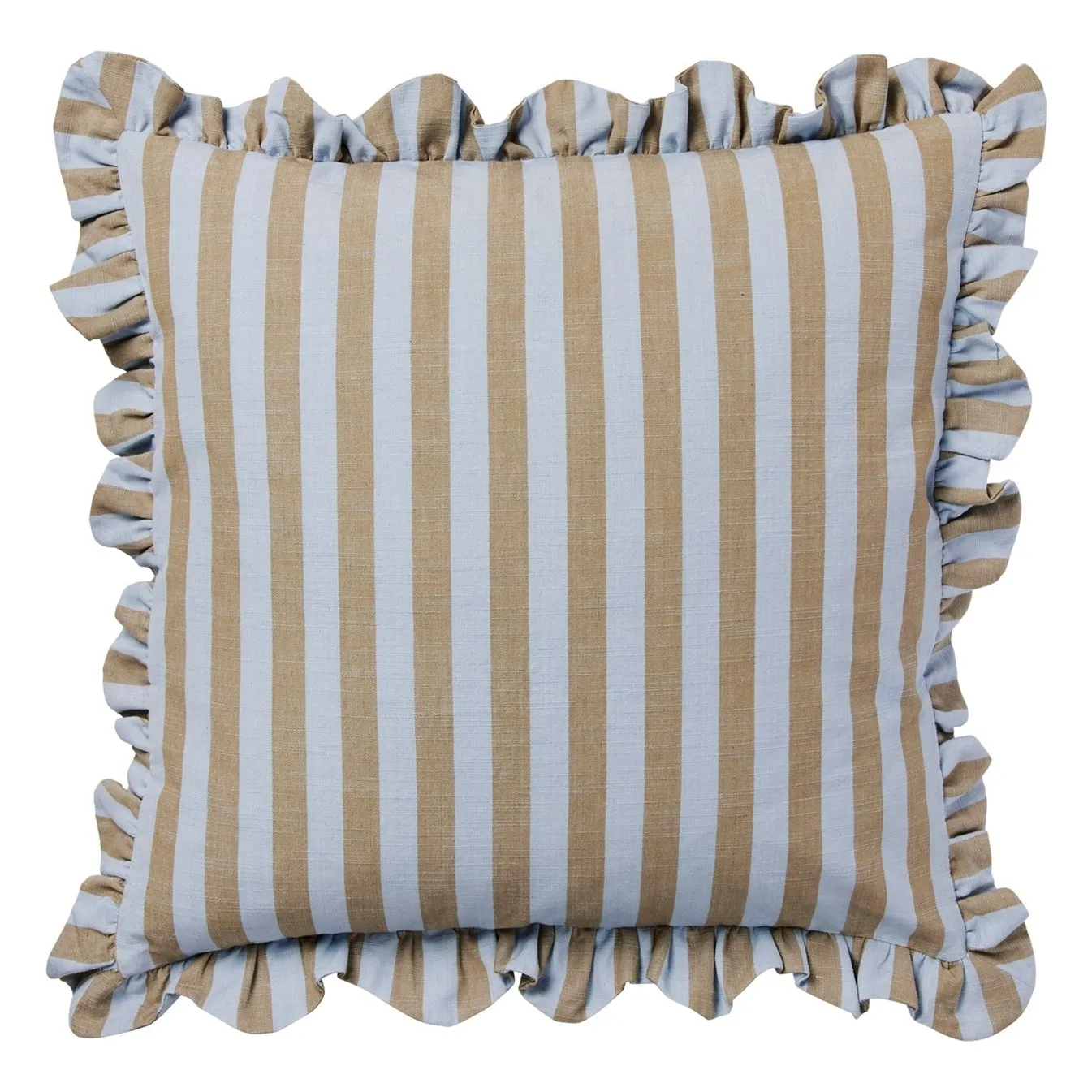 Broste Copenhagen Blue Ina Square Cushion Cover