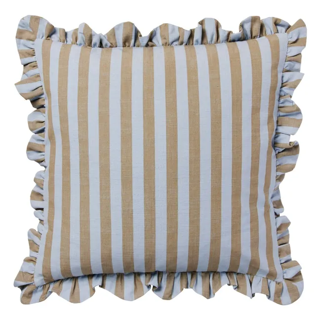 Ina square cushion cover | Blue