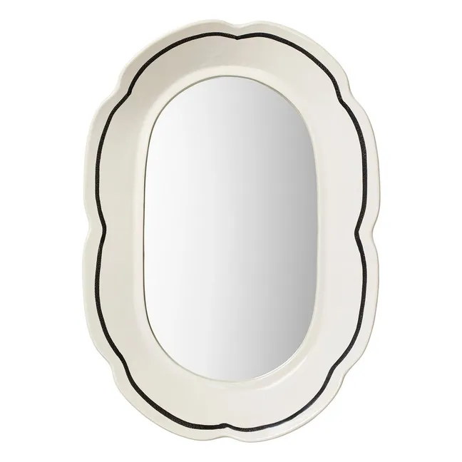 Hilma mirror  | White