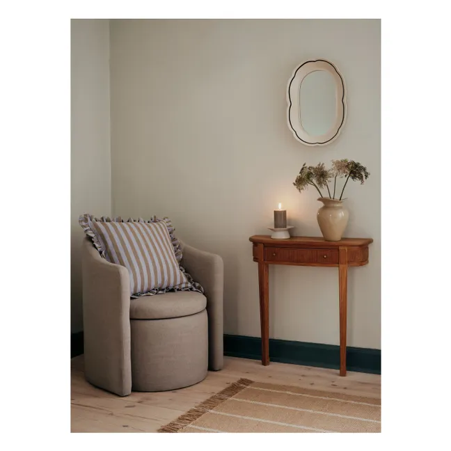 Housse de coussin carré Ina | Bleu