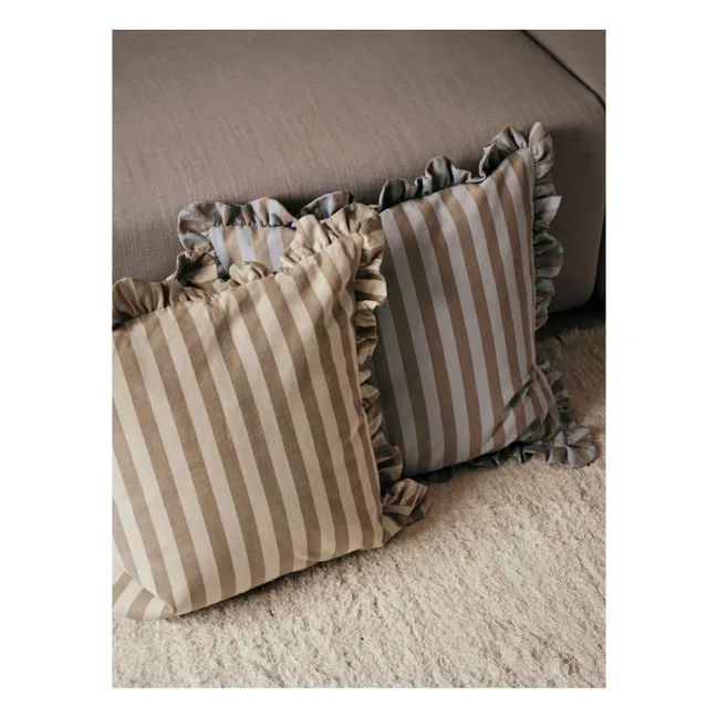 Ina square cushion cover | Blue