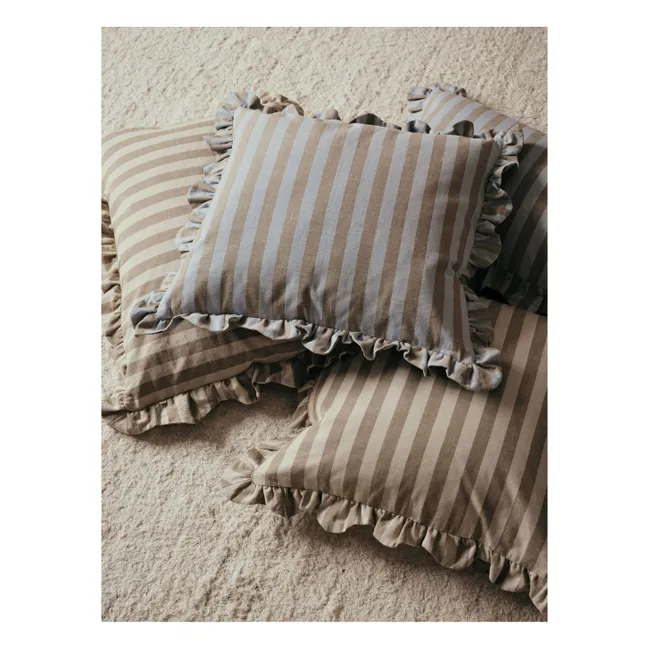 Ina square cushion cover | Brown
