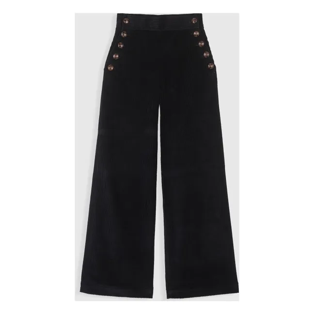 Pantalón de pana Pablo | Negro