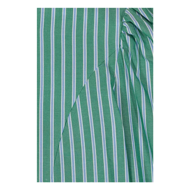 Camicetta a righe Iza | Verde