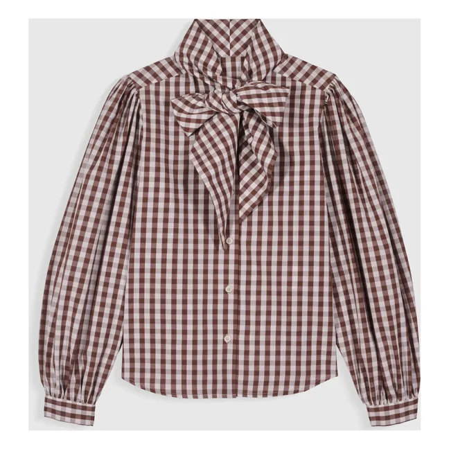 Blouse Fairytale Vichy | Marron