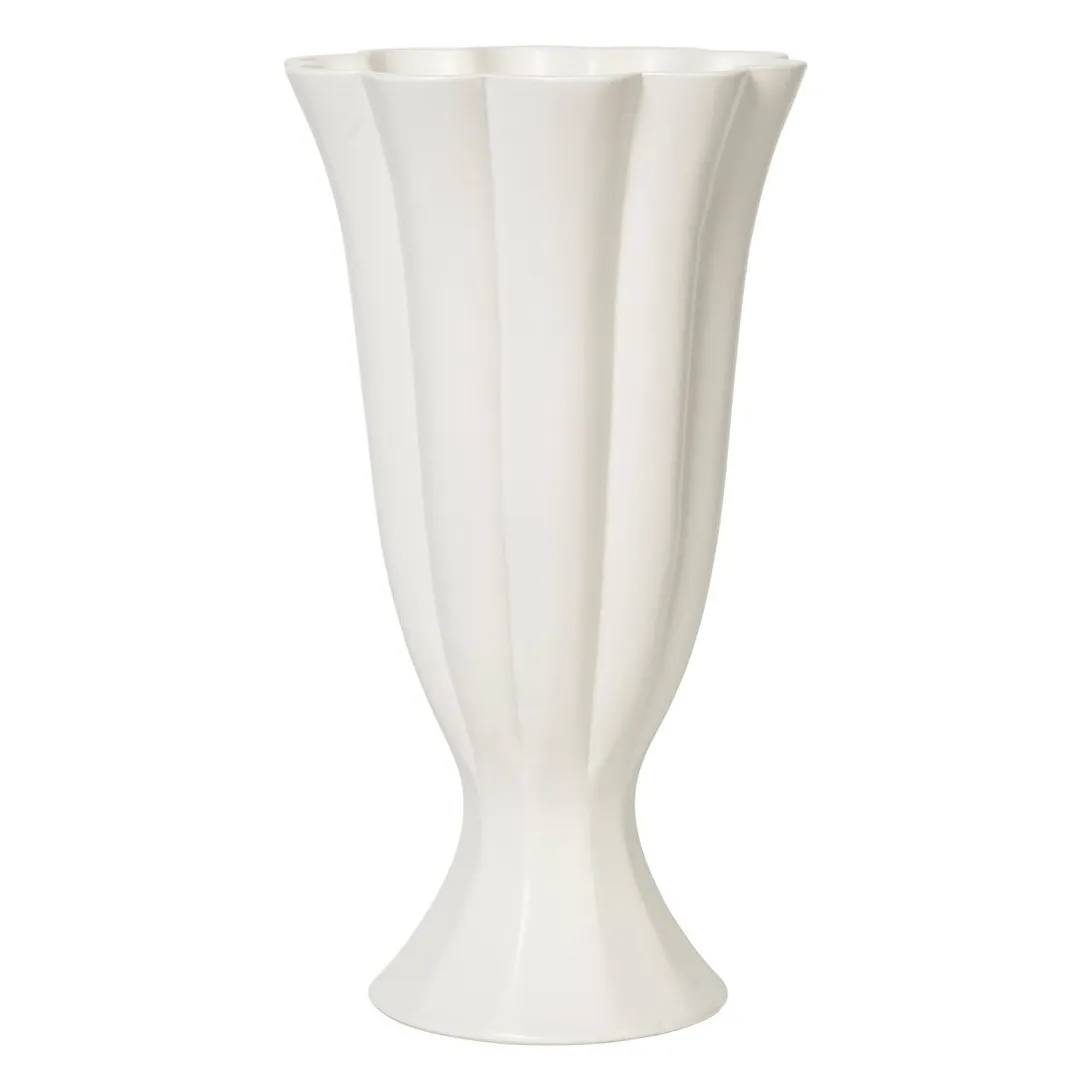 Broste Copenhagen Cream Heli Vase