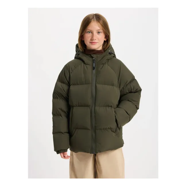 Piumino in fibra riciclata Sten Smooth | Verde militare