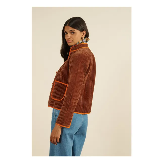 Veste Matelassée Fittonia | Marron
