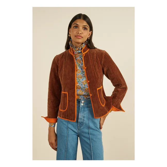 Fittonia Steppjacke | Braun