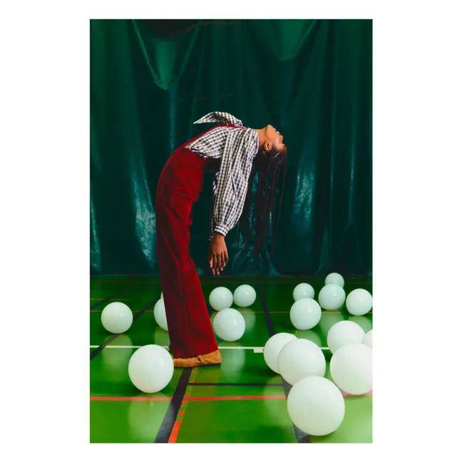 Fairytale Vichy blouse | Brown