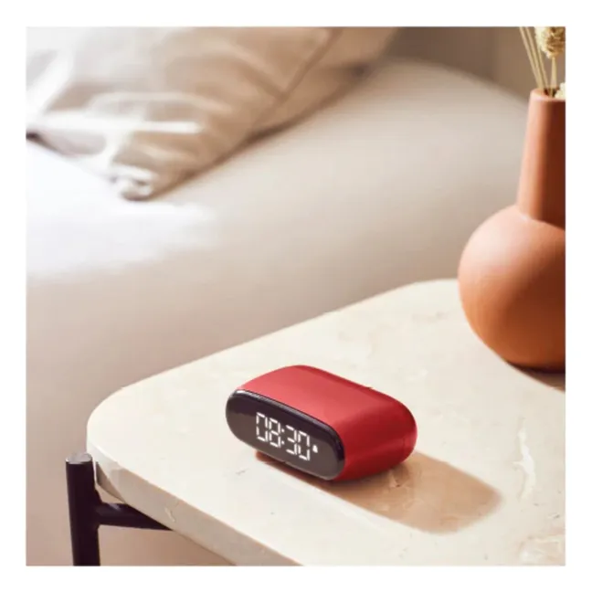 Minut mini alarm clock | Dark red