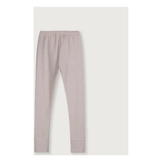 Legging Rayures Mini Coton Bio | Parme