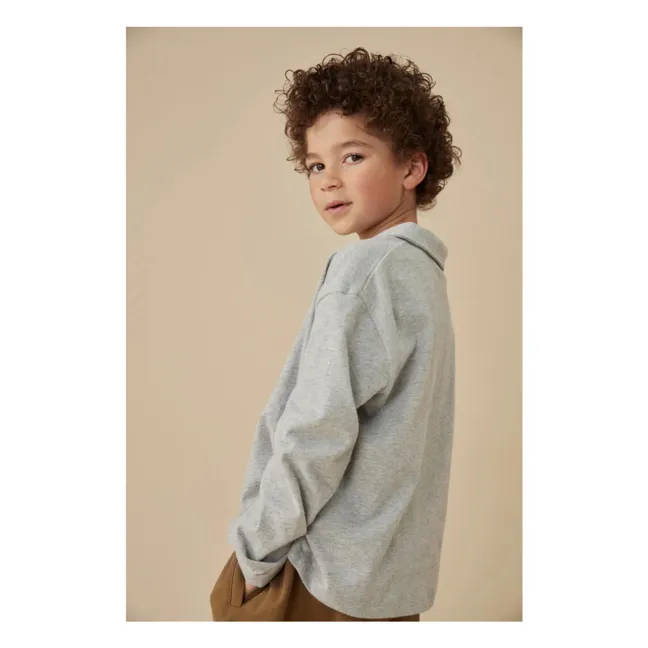 Polo de algodón ecológico | Gris