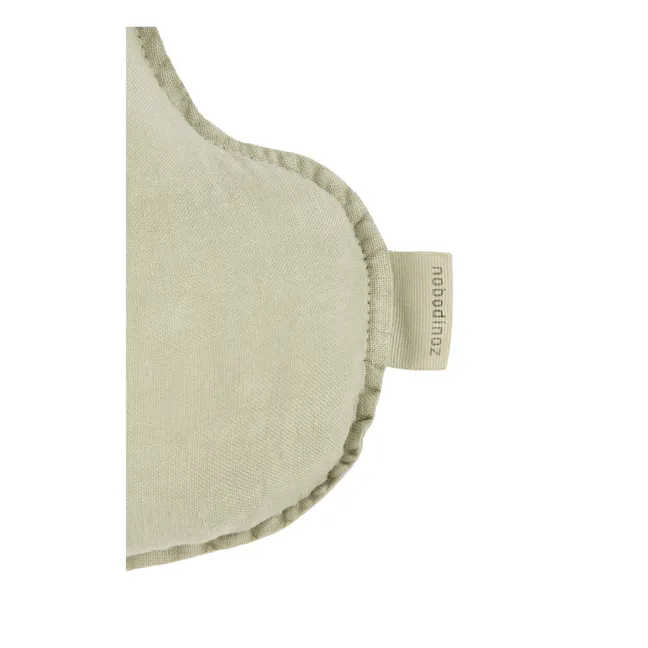 Kissen Nuage - Französisches Leinen | Matcha-Grün