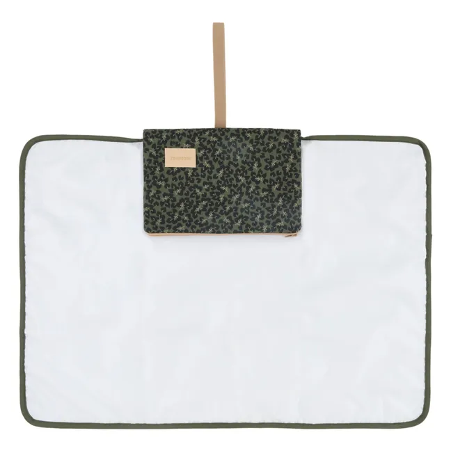 Matelas à langer de voyage Hyde Park Forest Yumiko | Vert