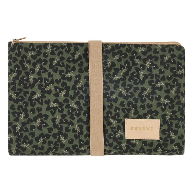 Matelas à langer de voyage Hyde Park Forest Yumiko | Vert