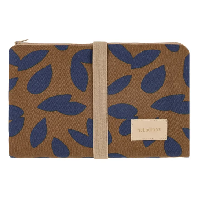 Fasciatoio da viaggio Hyde Park Blue Leaves | Blu