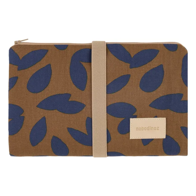 Reise-Wickelauflage Hyde Park Blue Leaves | Blau