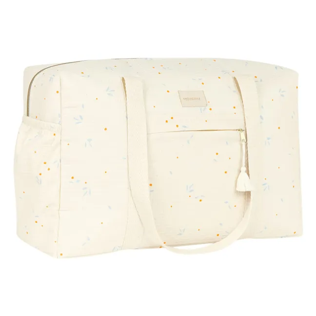 Bolso cambiador impermeable Opera Orange Cherries | Beige