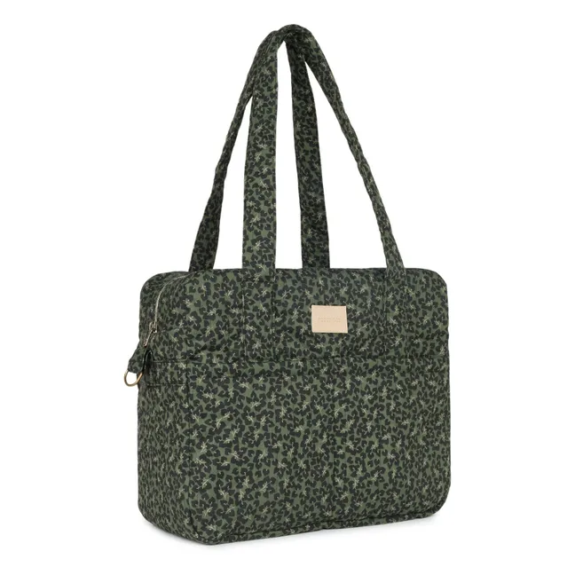 Wasserdichte Wickeltasche Hyde Park Forest Yumiko | Grün