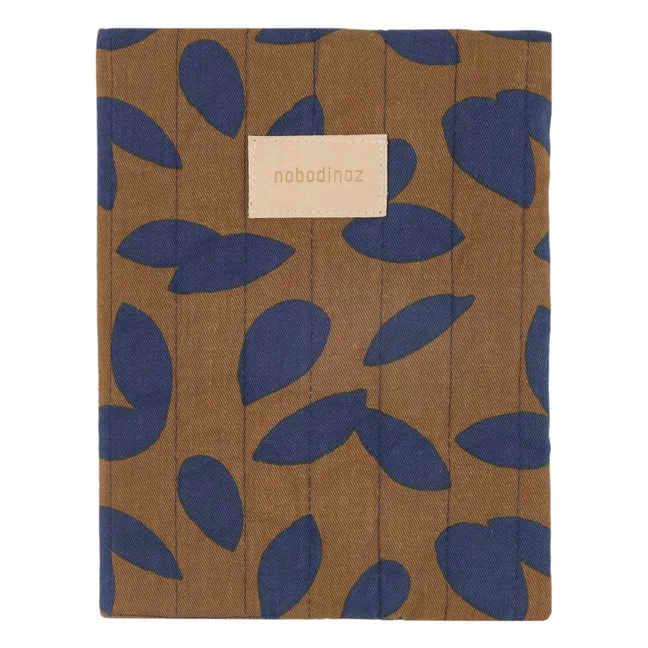 Protège carnet de santé Hyde Park Blue Leaves | Bleu