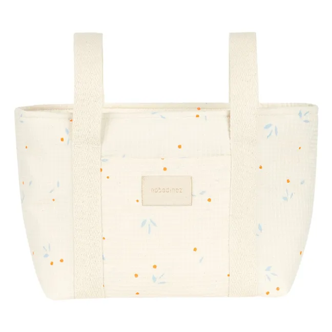 Kinderwagen-Organizer Opera Orange Cherries | Beige