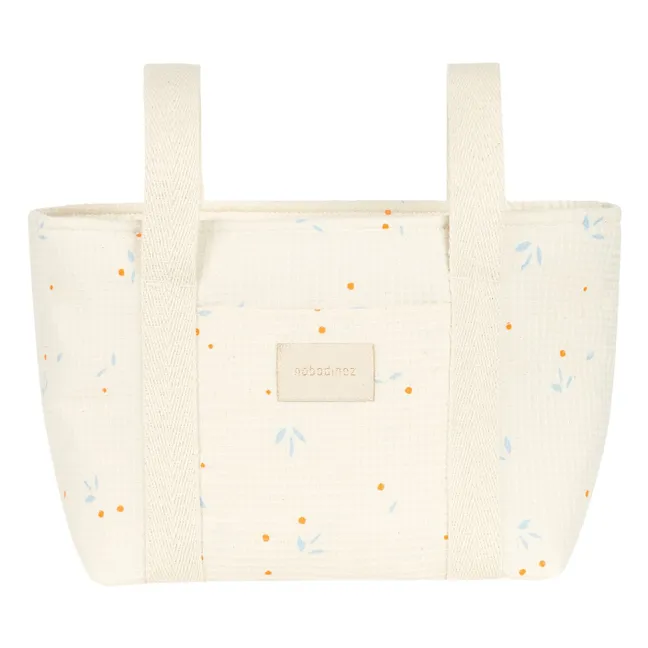 Stroller organizer Opera Orange Cherries | Beige