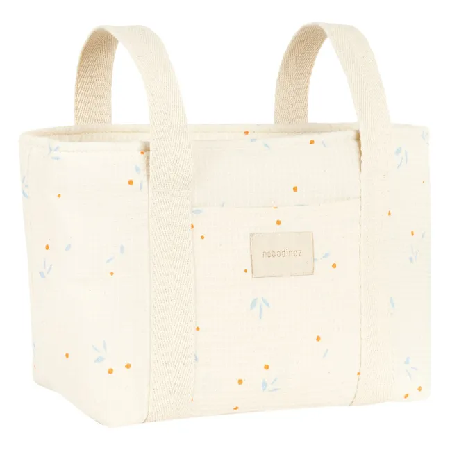 Kinderwagen-Organizer Opera Orange Cherries | Beige