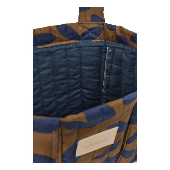 Hyde Park Blue Leaves Kinderwagen-Organizer | Blau