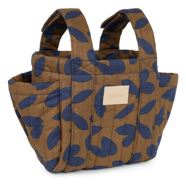 Hyde Park Blue Leaves Kinderwagen-Organizer | Blau