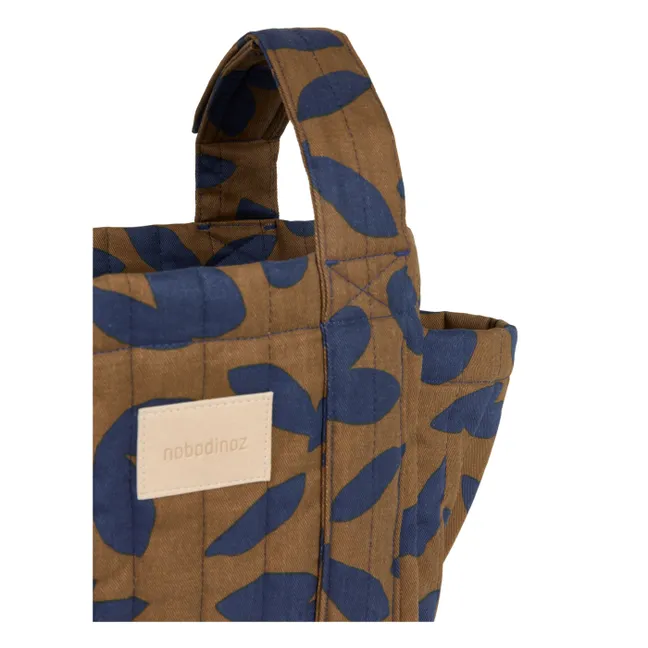 Hyde Park Blue Leaves Kinderwagen-Organizer | Blau