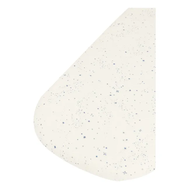 Drap-housse pour berceau Wabi Sabi Milky Way | Bleu