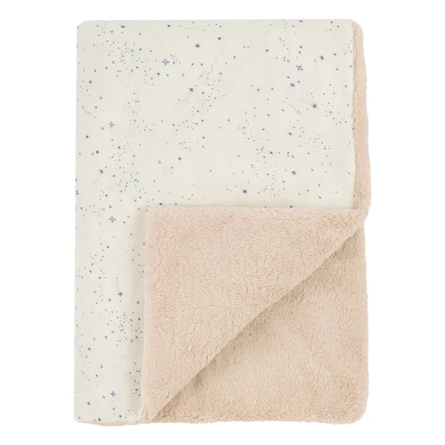 Wabi Sabi Milky Way winter blanket | Blue