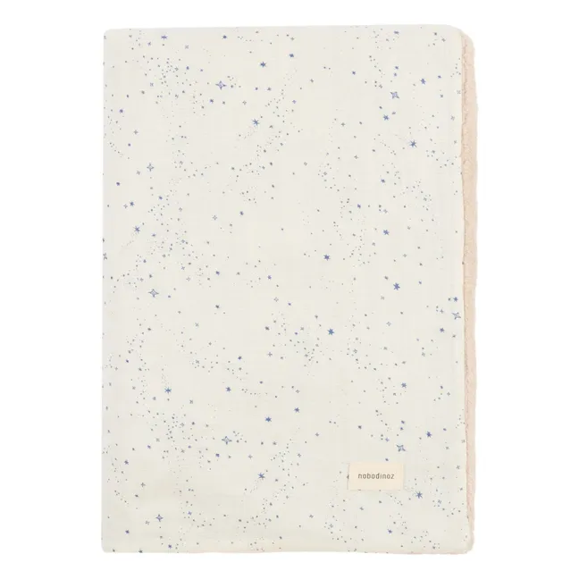 Wabi Sabi Milky Way winter blanket | Blue
