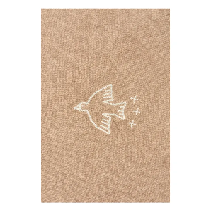 Couverture d'hiver brodée - Lin Français | Sésame- Image produit n°3