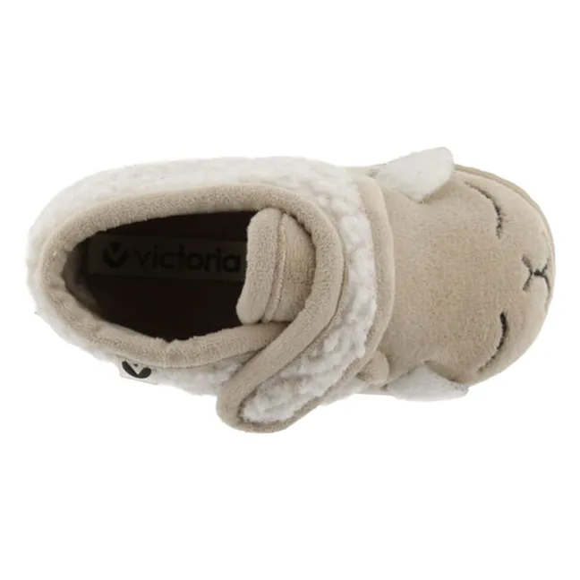 Ojalá-Schaf-Pantoffeln | Beige