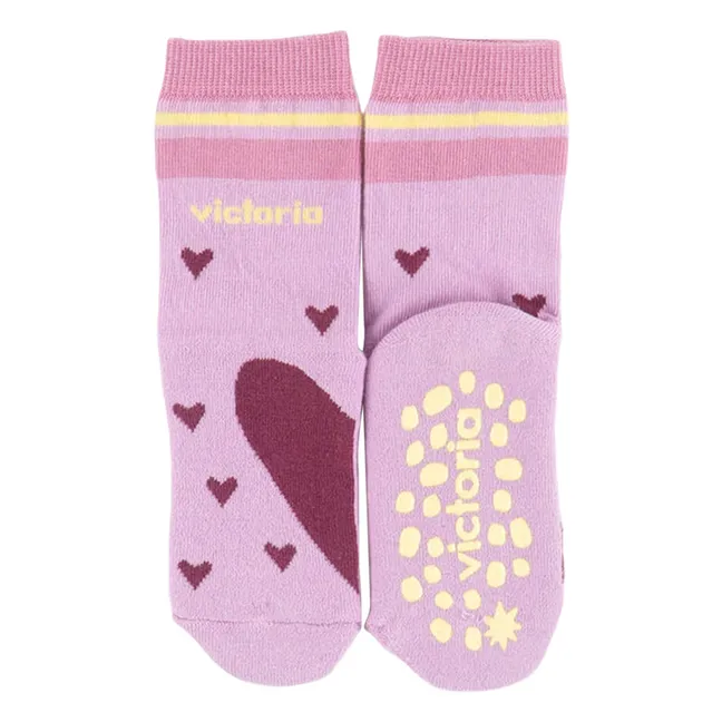 Heart socks | Pink