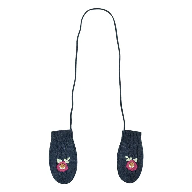 Mitaines Ania Laine | Bleu marine