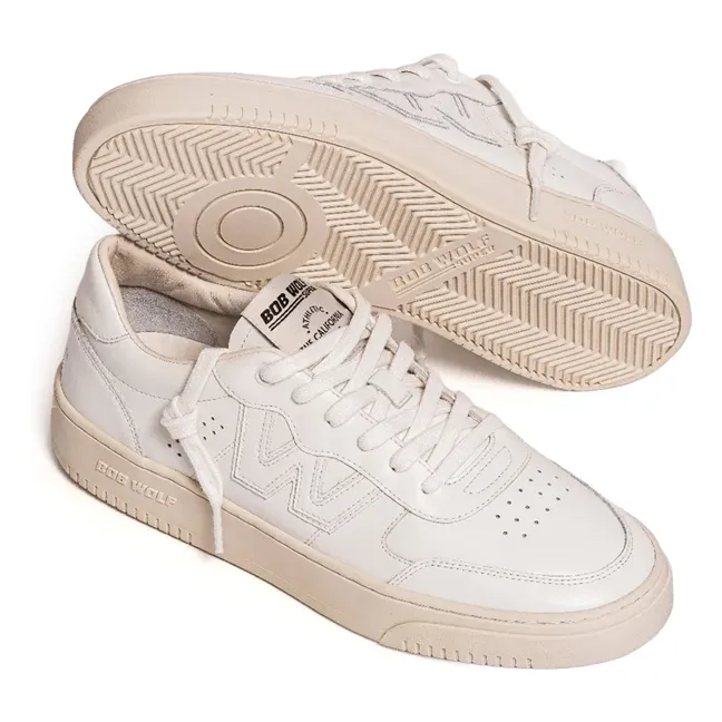 Legacy Leather Sneakers | White