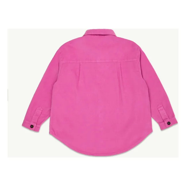 Camisa de pana de algodón orgánico | Rosa