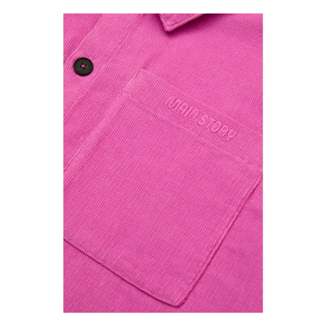 Camisa de pana de algodón orgánico | Rosa