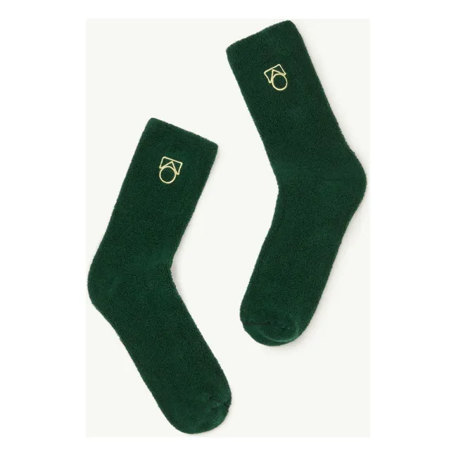 Chaussettes Logo Coton Bio | Vert