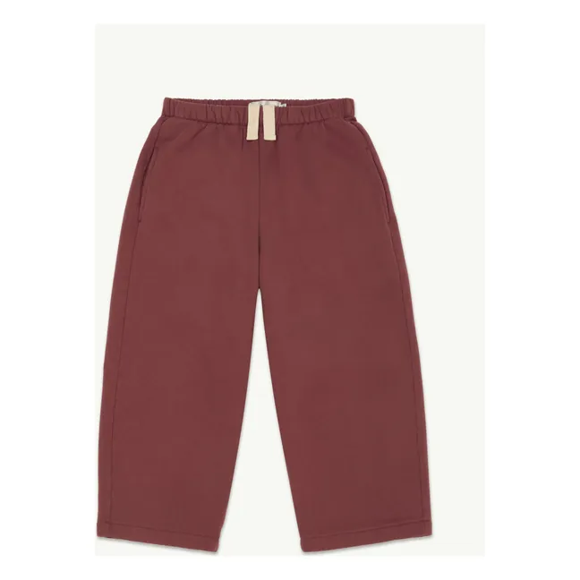 Jogger Lounge Coton Bio | Bordeaux