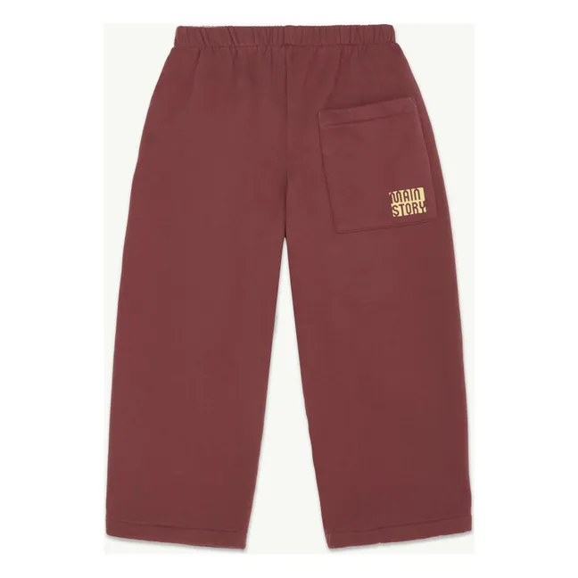 Jogger Lounge Coton Bio | Bordeaux